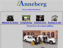 Tablet Screenshot of firma-anneberg.se